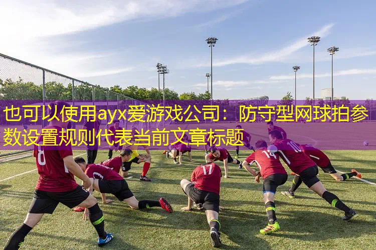 防守型网球拍参数设置规则 防守型网球拍参数设置规则